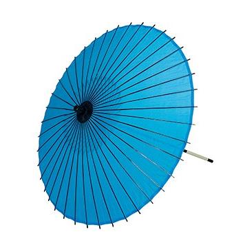 踊り衣裳【稽古用絹傘 継ぎ柄 透印】青 二本継ぎ 取り寄せ商品 「日本の踊り」掲載 和雑貨 男性用 女性用 メンズ レディース