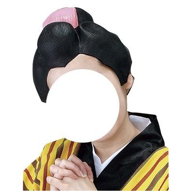 踊り衣裳【パーティーグッズ 江戸かつら 町娘 パ印】取り寄せ