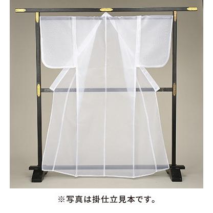 踊り衣裳空印 オーガンジー 無地かつぎ掛仕立 白 踊り絵羽 女性用 レディース 洗える着物