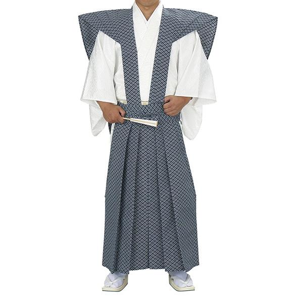 踊り衣裳【裃 郷印】青 取り寄せ商品 「日本の踊り」掲載 男性用