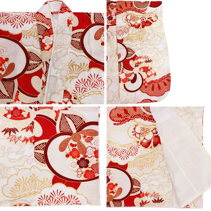 呉服屋 紅一点 七五三 被布セット 三歳 着物 被布 正絹 3歳 販売