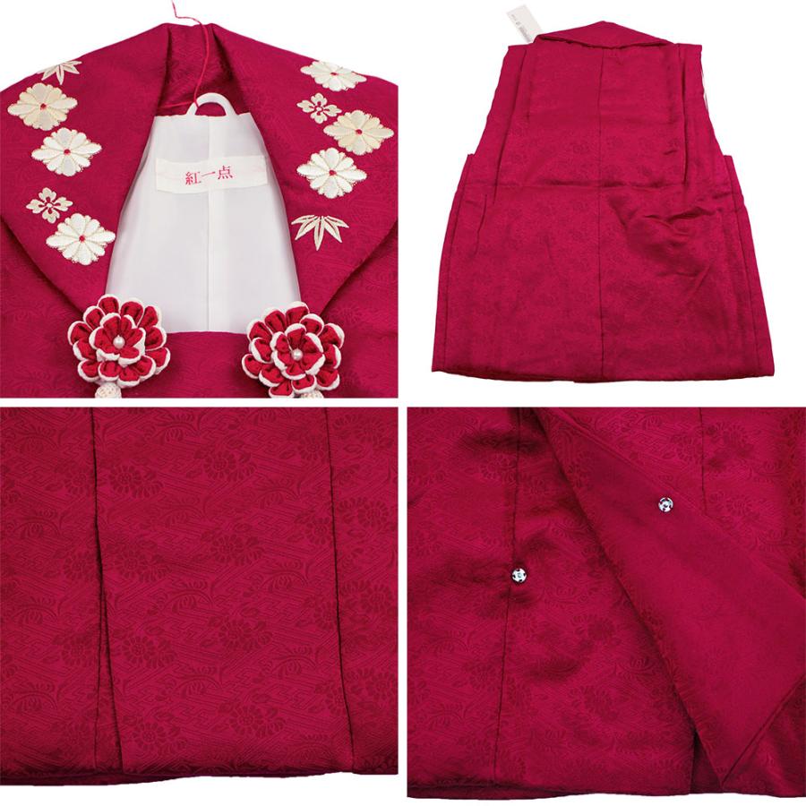 呉服屋 紅一点 七五三 被布セット 三歳 着物 被布 正絹 3歳 販売