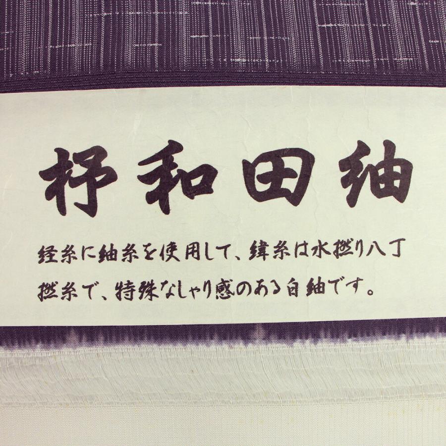 訳あり 正絹 小紋 着尺 反物 丹後ちりめん 杼和田紬 未仕立て品 きもの