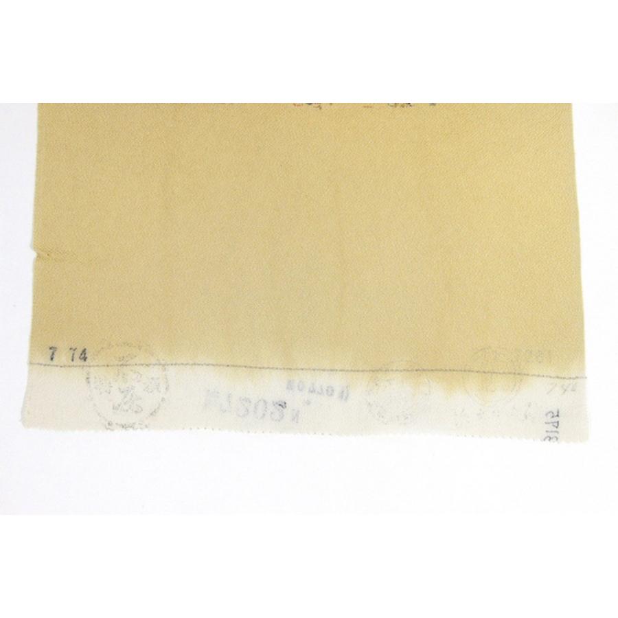 平和屋着物＊夏物 浴衣 反物 着尺 助六染 笹竹文 綿 逸品 未使用