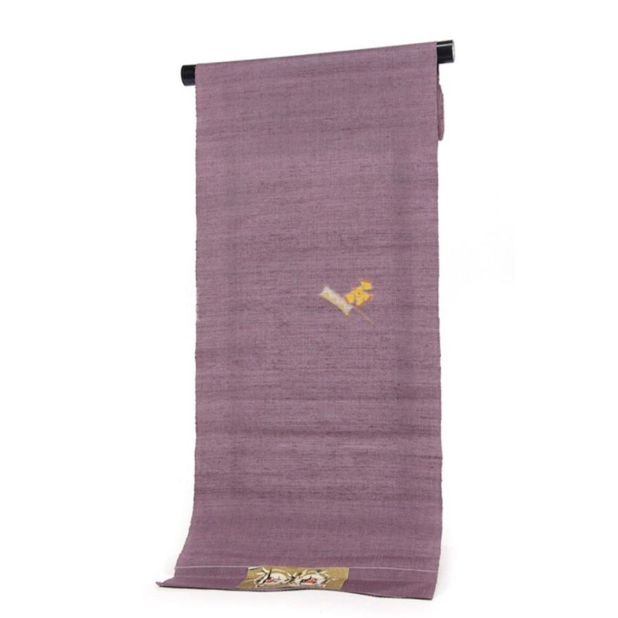 反物紬着尺紫色