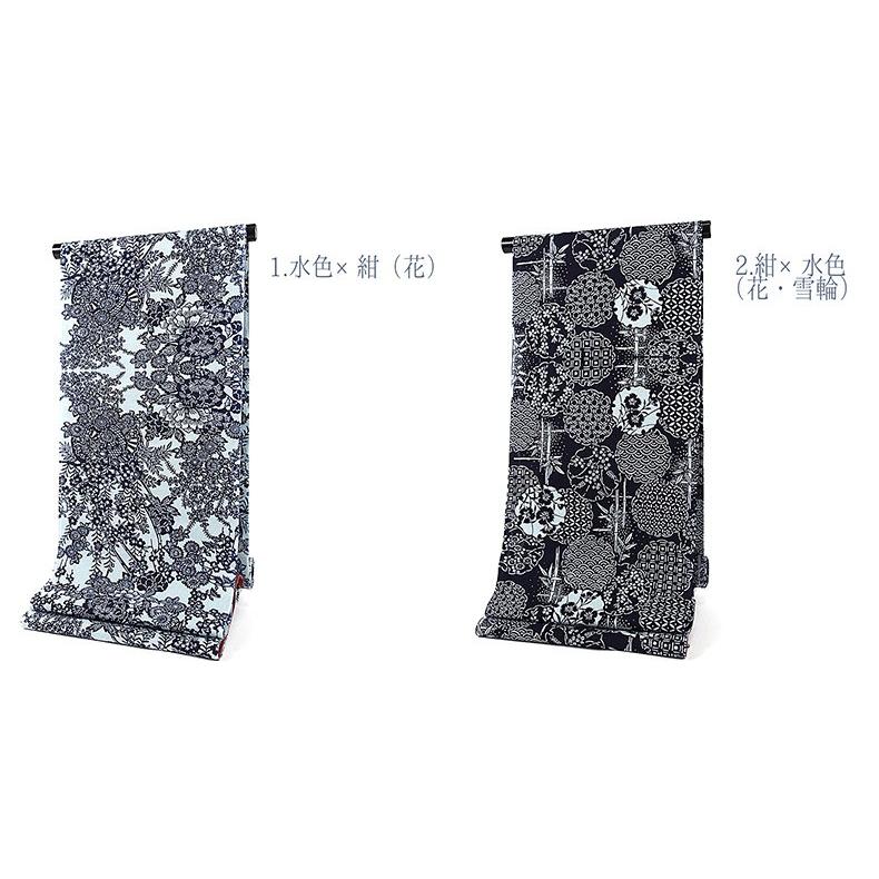 訳あり 女物反物 浴衣 ゆかた 小紋 夏着物 単衣 綿絽 注染 生地