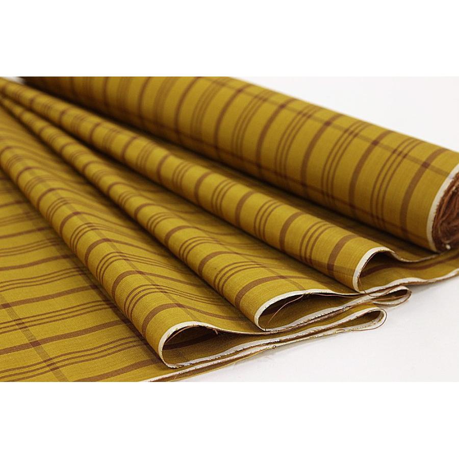 【逸品】●東京都伝統工芸品●【黄八丈】●カリヤス●天然染料●紬●着物 逸品】○東京都伝統工芸品○【黄八丈】○カリヤス○天然染料○