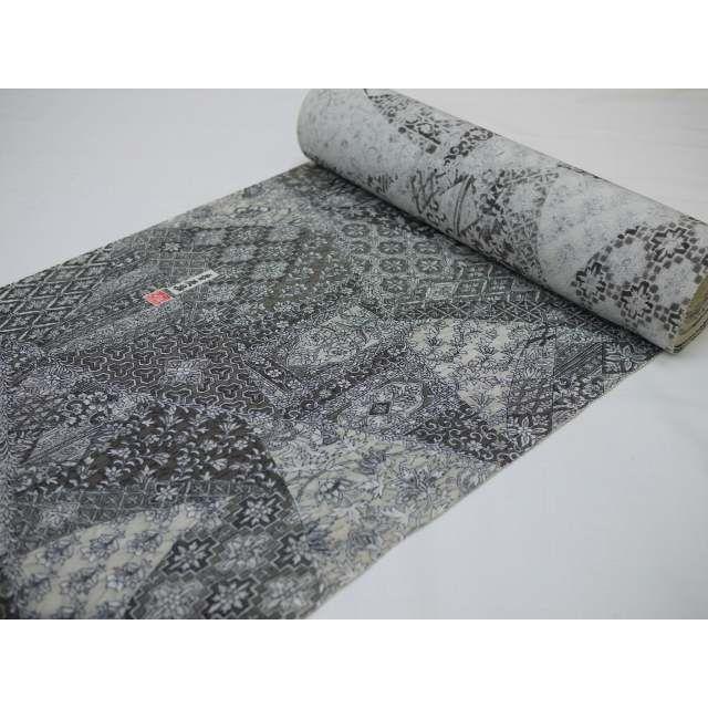 正絹小紋着尺 丹後ちりめん生地 反物 着尺 別誂え レディース