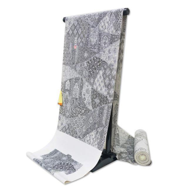 正絹小紋着尺 丹後ちりめん生地 反物 着尺 別誂え レディース