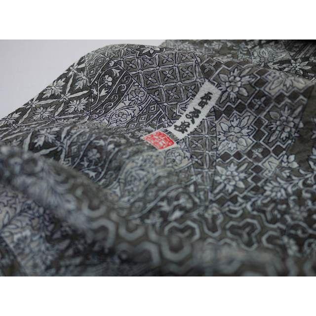 正絹小紋着尺 丹後ちりめん生地 反物 着尺 別誂え レディース