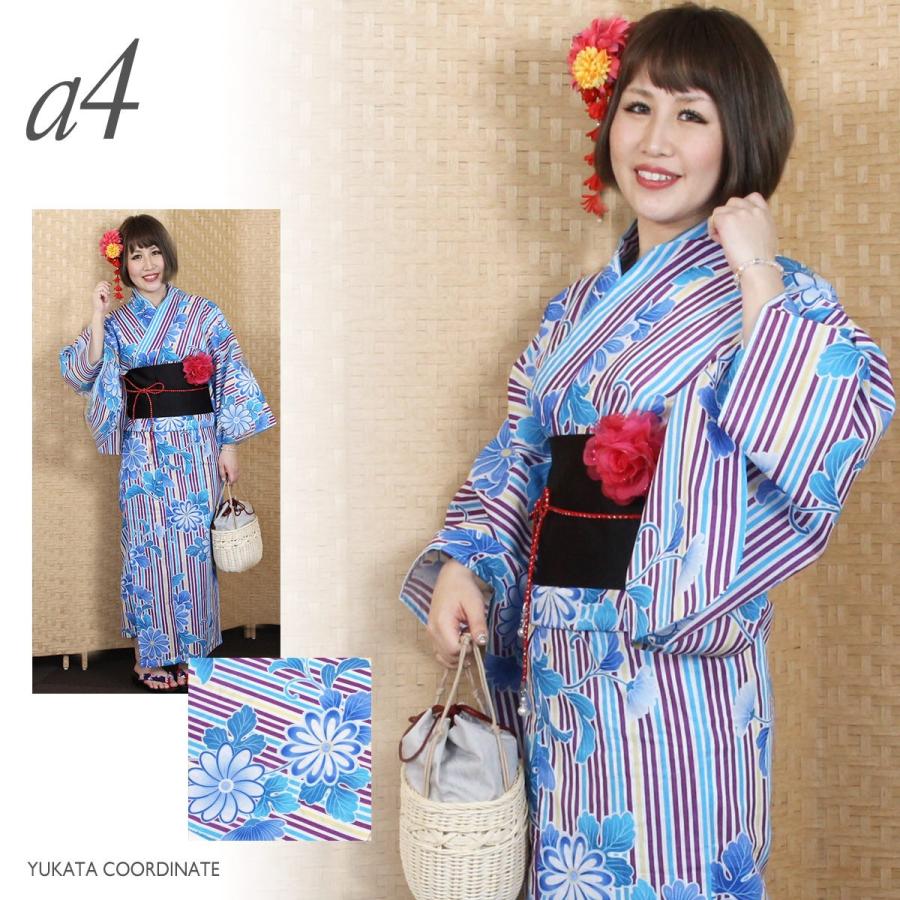 ゆかた　浴衣　ユカタ　3L 麻型　大きいサイズ　浴衣単品販売　えんじ　白 浴衣 レディース 浴衣単品 ゆかた 平織り ユカタ yukata 仕立て上がり