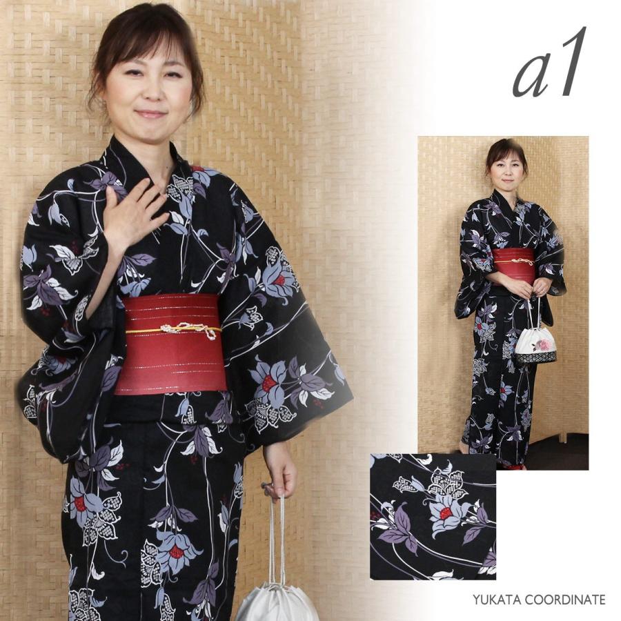 浴衣 レディース ゆかた 平織り 平生地 綿100% yukata ens : 浴衣