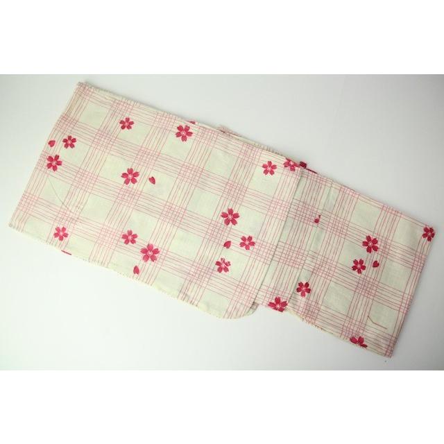 na_2402 九寸 名古屋帯 お仕立て上り品 西陣織 正絹 新品 献上花七宝