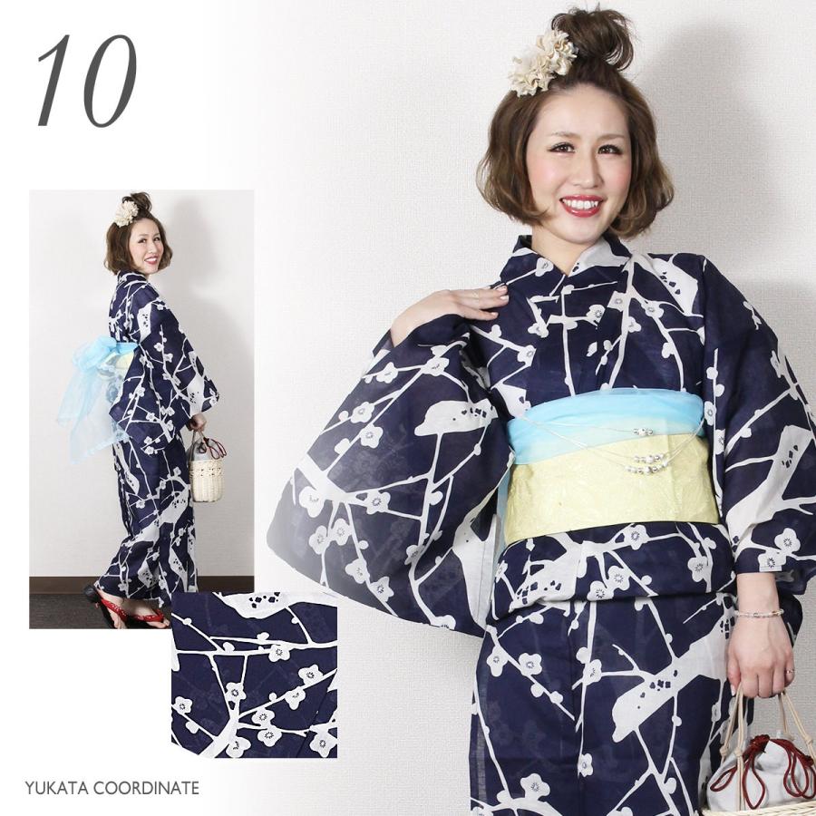 送料無料 モデル着用品 新柄 夢千代 女物浴衣 綿麻 麻混 ブランド 女浴衣 女性 ゆかた 夏 お祭り 花火 レディース レトロ 女_10