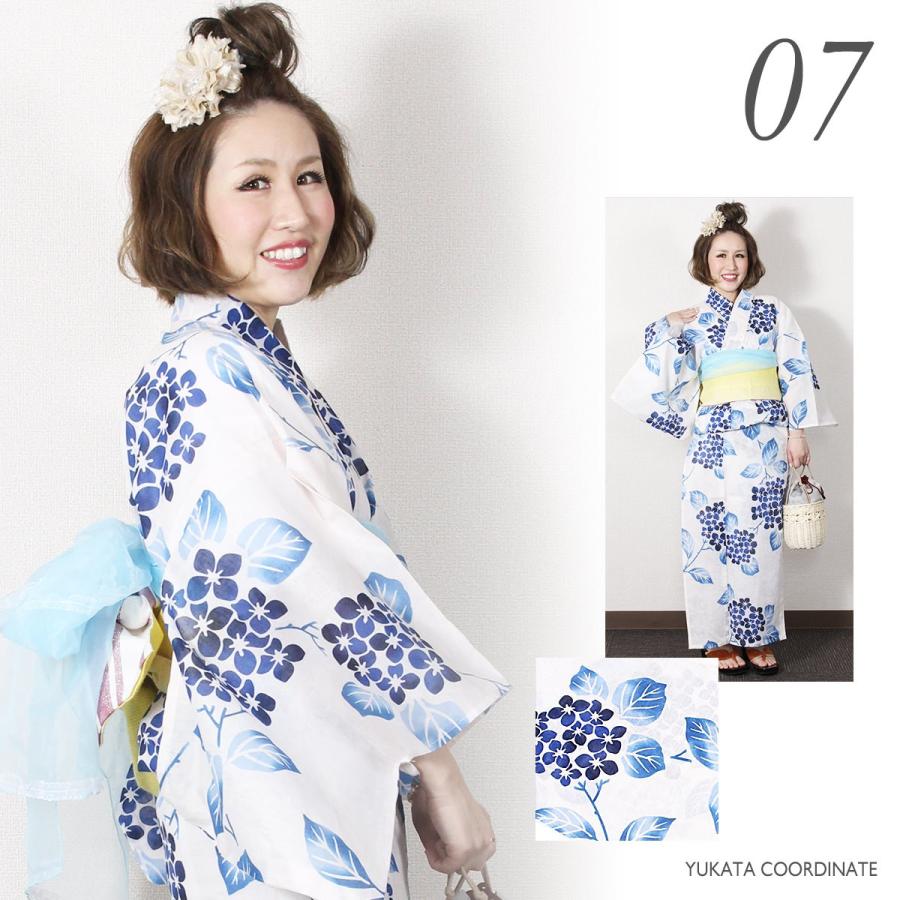 送料無料 モデル着用品 新柄 夢千代 女物浴衣 綿麻 麻混 ブランド 女浴衣 女性 ゆかた 夏 お祭り 花火 レディース レトロ 女_7