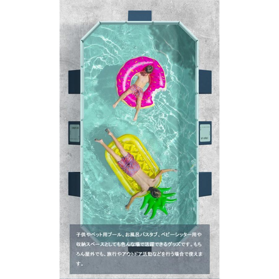 折りたたみ式 空気入れ不要 キッズプール 子供用プール ビニールプール おうちプール 折り畳み プール ベビープール ボールプール ペット用プール 適用人数：1
