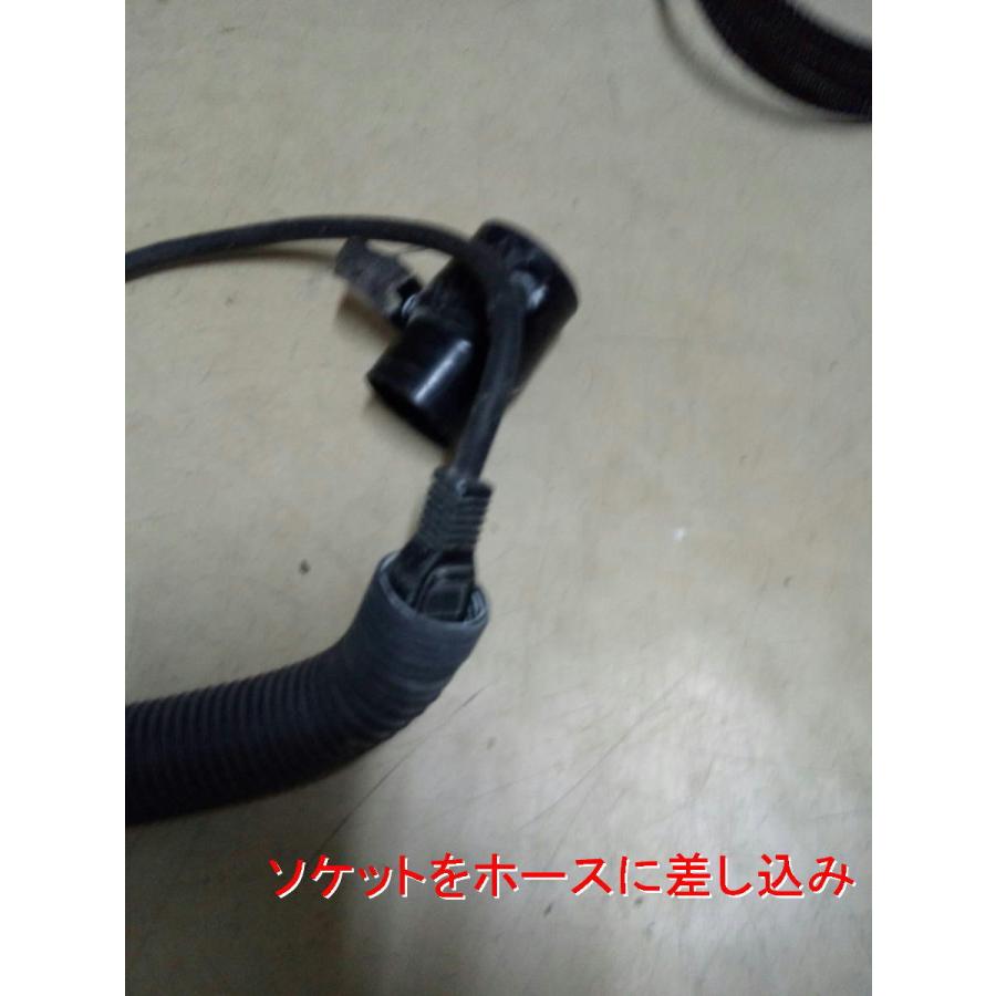 集塵用ホースカバー5m仕様フレンチスパイラル マジックテープ2個付