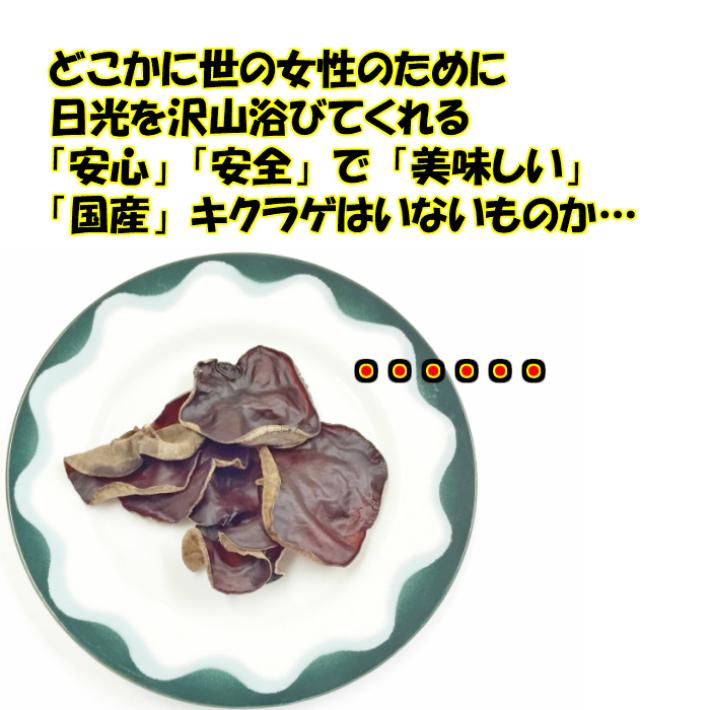 キクラゲ 国産　乾燥 【無選別】キクラゲ160ｇ 80g×2　 |  | 07