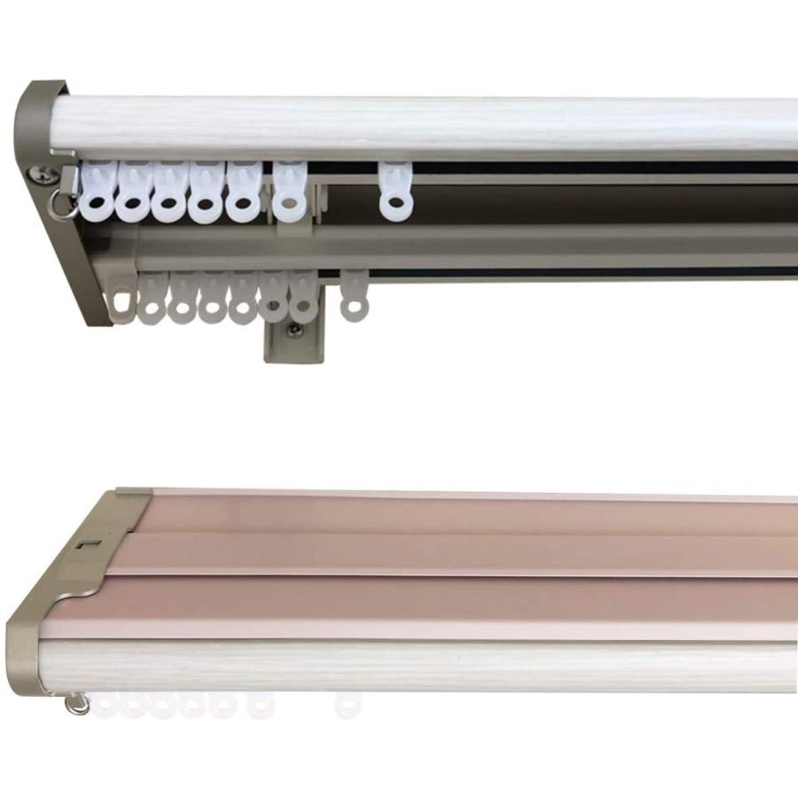 伸縮式 カーテンレール カバートップ リターン付き伸縮レール 1 1m2 0m 色 ホワイト 静音ランナー仕様 ドライバー1本でお取り付け可能 お気に入りの