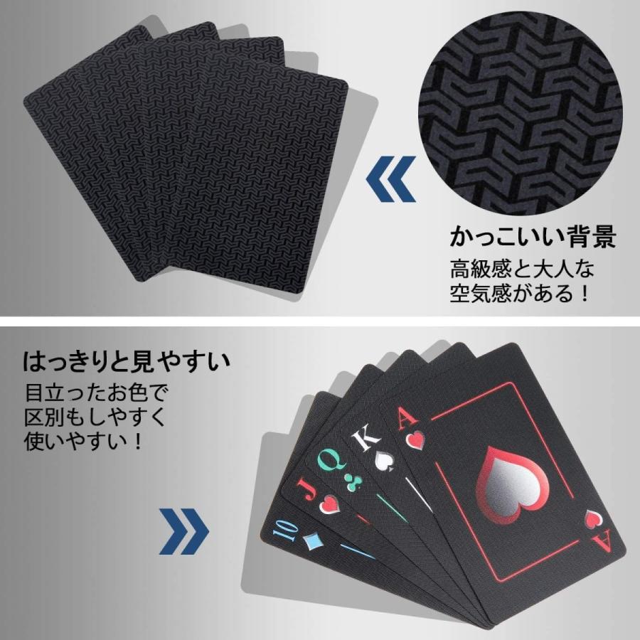 輝い 色褪せない 防水 ブラック 54枚入り プラスチック トランプ Joyoldelf 耐久 4 パーティー 手品用 マジック カッコイイ ポーカーカード その他カードゲーム Www Littleangelaroundtheworld Com