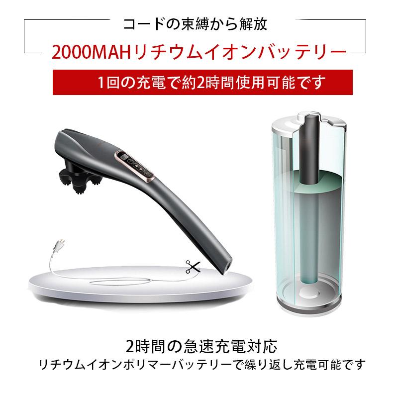 即納 マッサージ器 マッサージガン 筋膜リリース ガン ハンディマッサ