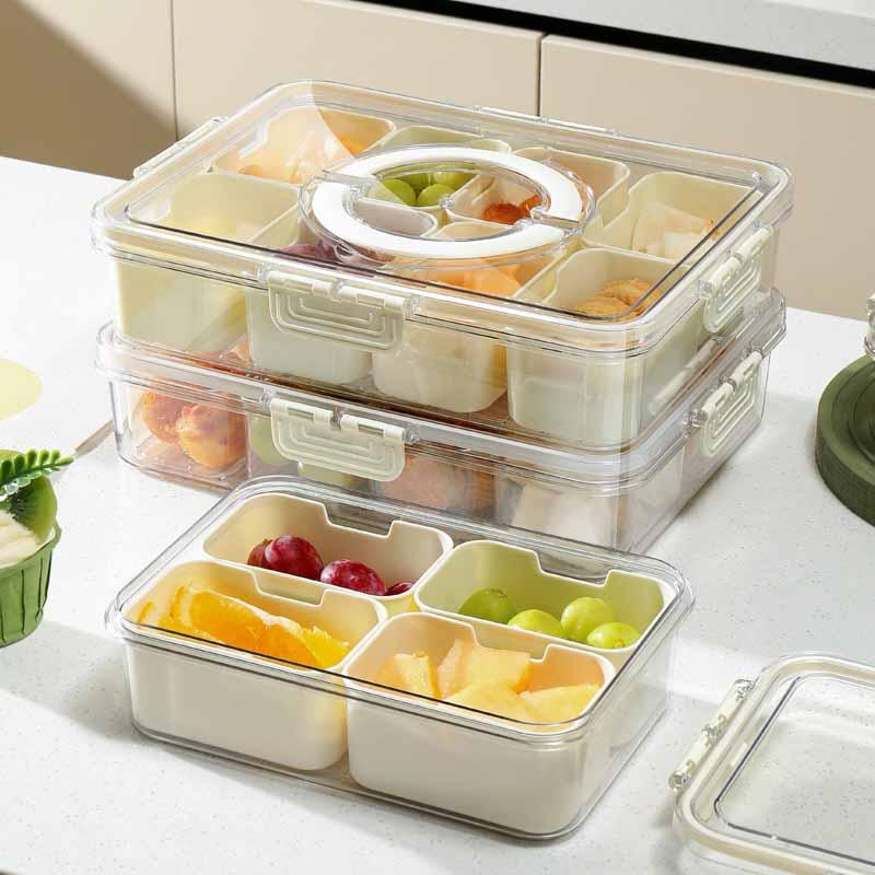食品保存容器 食品保存ボックス 冷蔵庫収納ケース スナックボックス 