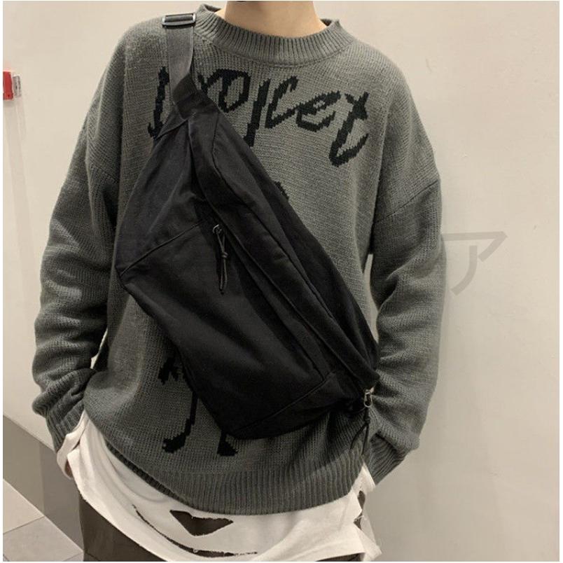 ⭐︎新品⭐︎  ブラック ボディバッグ ショルダーバック ボディバッグ メンズ レディース ショルダーバッグ 胸バッグ 斜め掛け