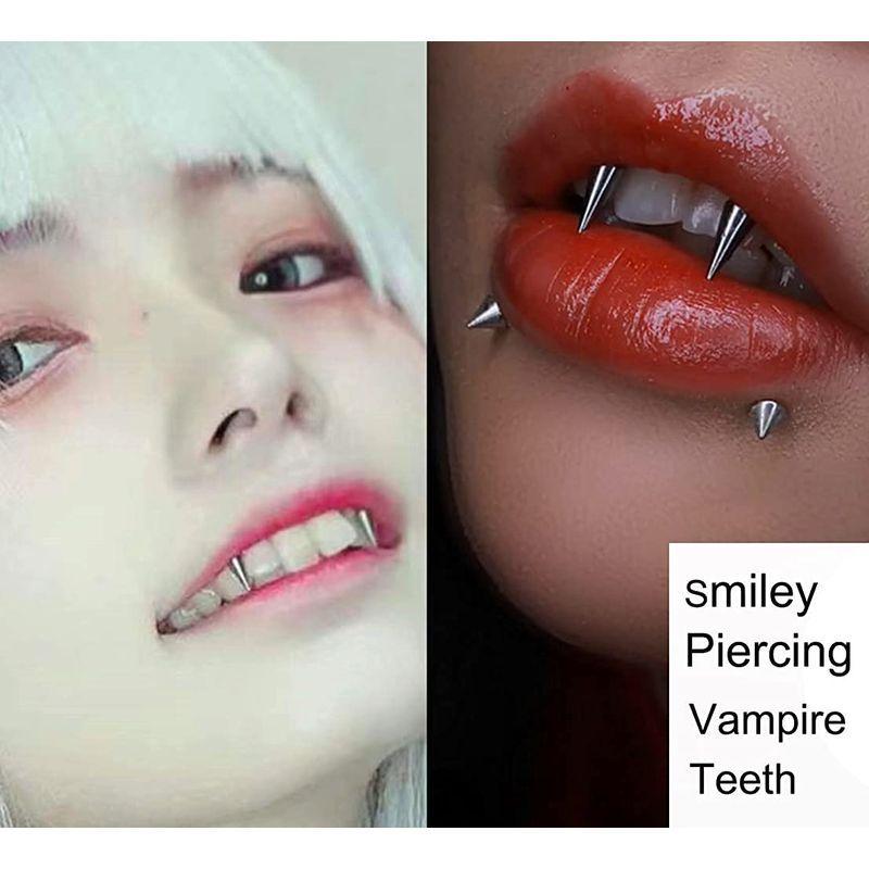 新品 Jewelry Smiley Fangs Jewelry Piercing Smiley Modrsa Vampire Vamp Teeth ボディー Possibletraducoes Com Br