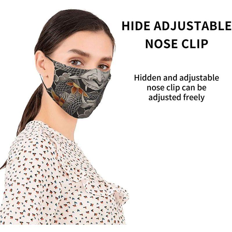 【国産】 Filter With Mask Face 4pcs Pocket C Reusable Washable Balaclava Unisex その他帽子