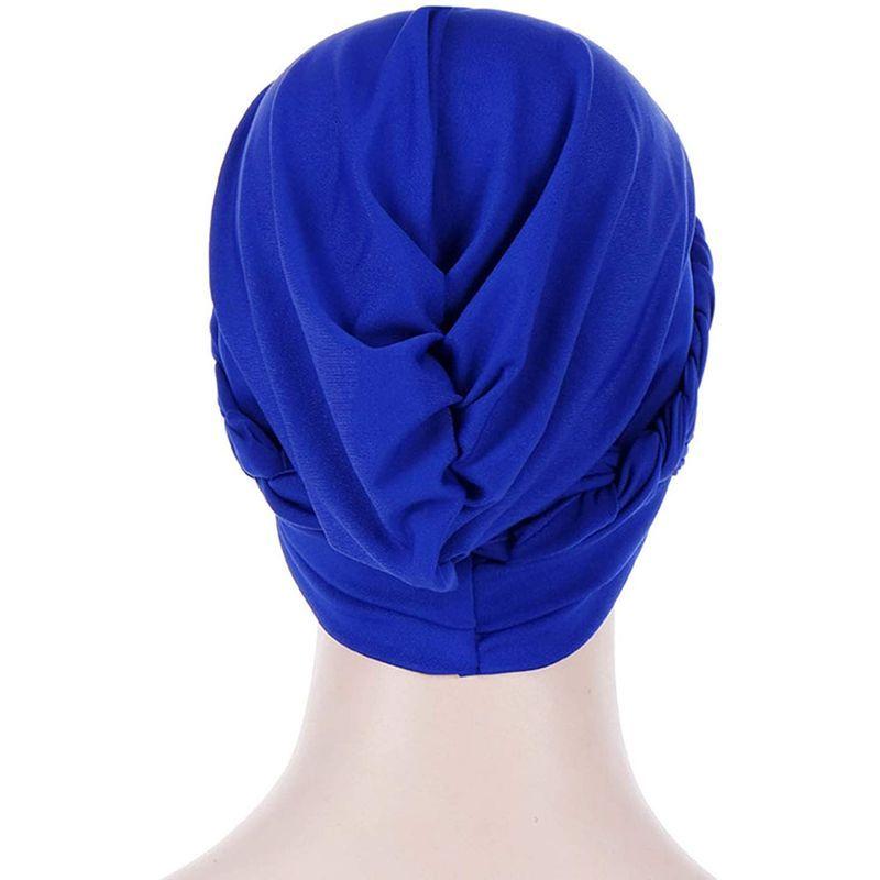 人気特価 Braid Cancer Chemo Biruil Turban Cover Hair Twisted Bohemia Ethnic Cap その他帽子