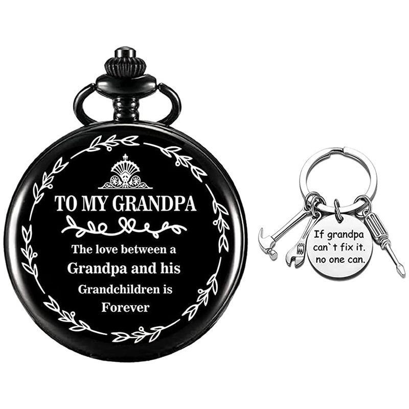 【ご予約品】 Granddaughter Grandson from Grandpa for Gifts YEEHUA Engraved W Pocket ブレスレット