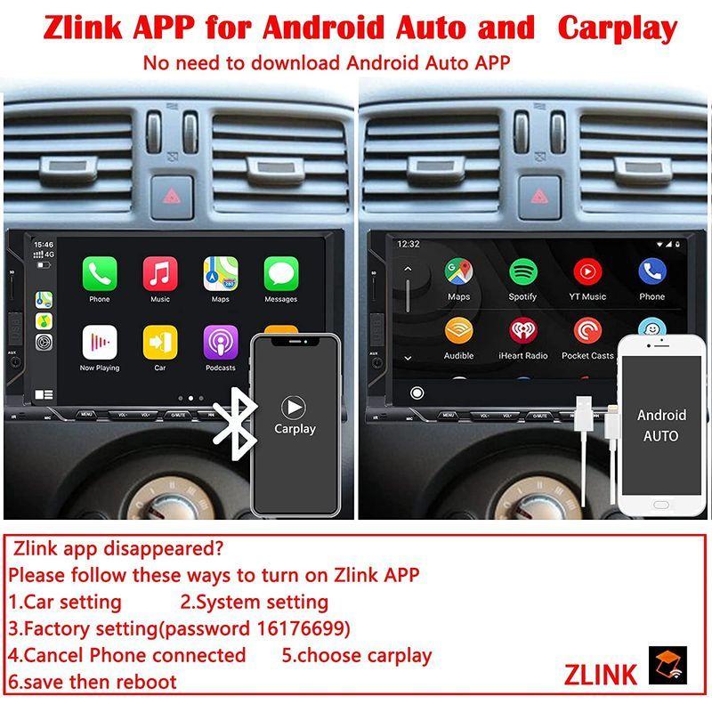 Binize 7 Inch Double Din Android 10 Car Stereo Compatible with Apple C｜toshizou-netstyle｜02