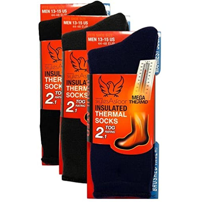 新年の贈り物 of Set 3 Insu Warm Men Socks Weather Cold Heated Men for Socks Thermal ロープバッグ