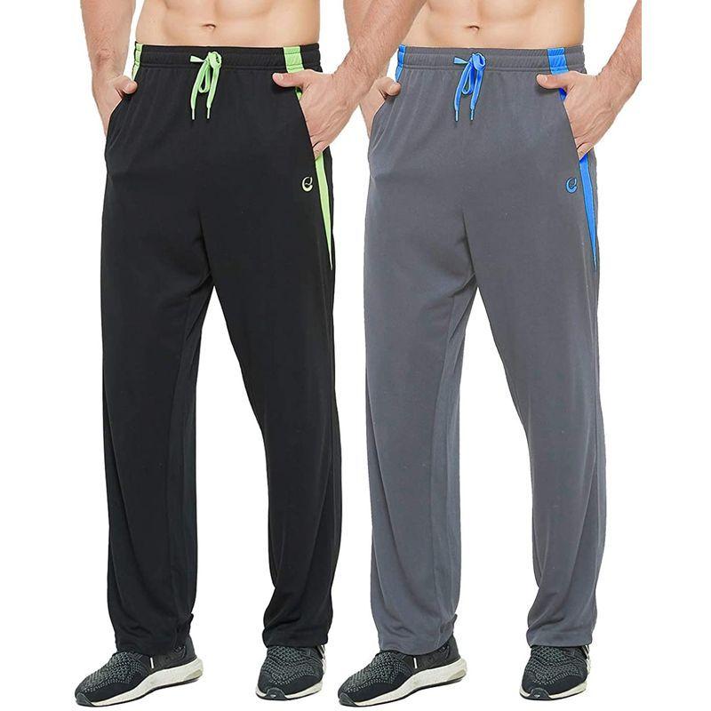 with Pant Athletic Men's E-SURPA Pockets Me for Sweatpants Bottom Open その他ボトムス、パンツ 代引き人気 