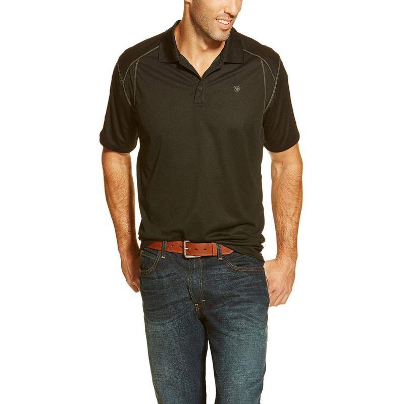 Ariat Men's Short Sleeve Shirt, Black, Large