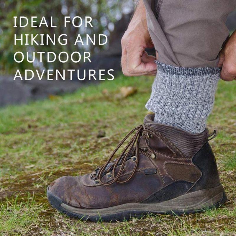 【返品不可】 Wool Merino Hiking Thi Thermal Weather Cold Extreme Men's RTZAT Socks, その他ボトムス、パンツ