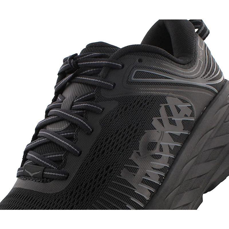 品質検査済 (10.5 Black/Black Shoes Running 7 Bondi Men's ONE ONE HOKA Wide Men US トレッキング、アウトドアシューズ