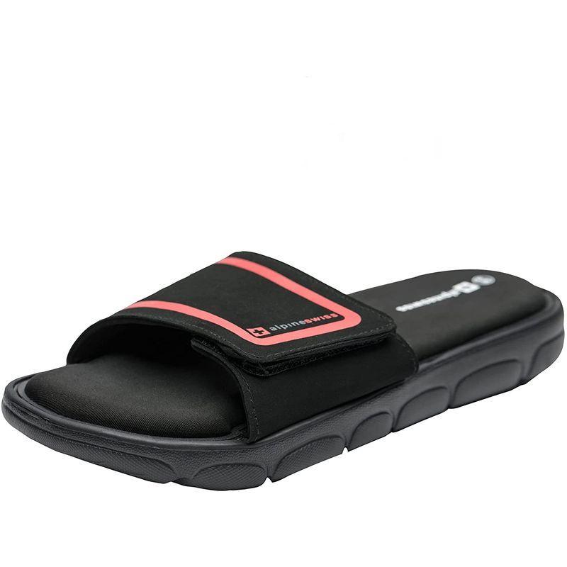 最大61%OFFクーポン Alpine Swiss Gabe Mens Memory Foam Slide Sandals Adjustable  Comfort At hi-tech.boutique