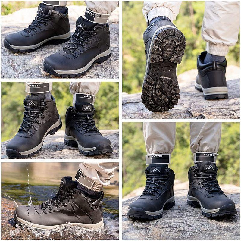 【送料関税無料】 ブランド品専門の CC-Los Men#039;s Waterproof Hiking Boots Lightweight amp; All Day Comfort Bla flyingjeep.jp flyingjeep.jp