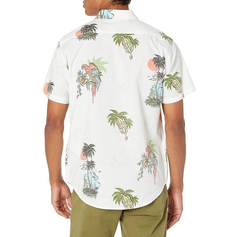 メンズファッション 可愛すぎるフェミニンデザイン Billabong Men S Sundays Floral Short Sleeve Woven Shirt Off White L Dbp1hjcziz Tritop Com Br