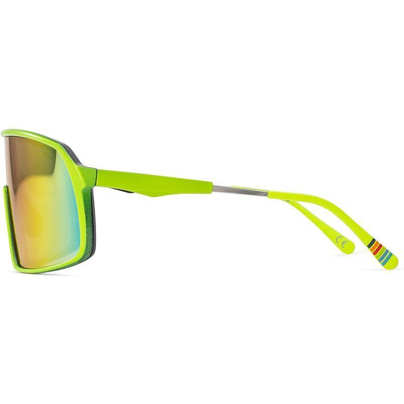 2022年新作入荷 Foster Grant Sun Luv Crushing On Fun Shield Sunglasses, Neon Green, 56 サングラス