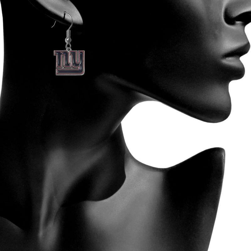 国内外の人気！ NFL Siskiyou Sports Womens New York Giants Dangle Earrings One Size  Te mericomghana.com