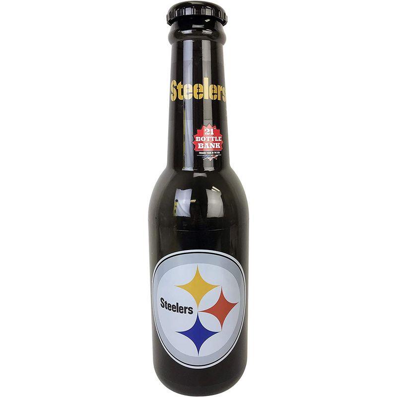 Marketing Results 激安な NFL Pittsburgh Steelers Bottle Black 楽ギフ_のし宛書 Bank 21-inch