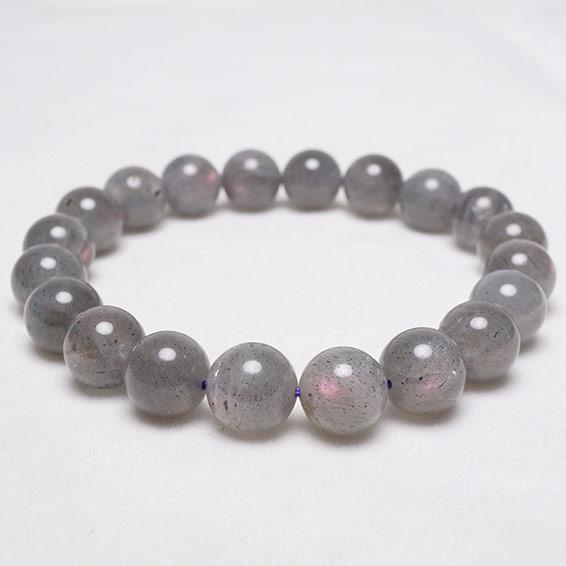 ピンクラブラドライト ブレスレット 11mm 一点物 メール便送料無料 [M