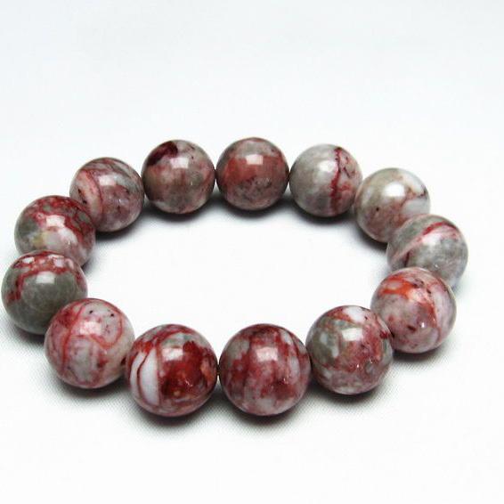 シナバーインクォーツ ブレスレット 16mm 一点物 111-14937 : 天然石