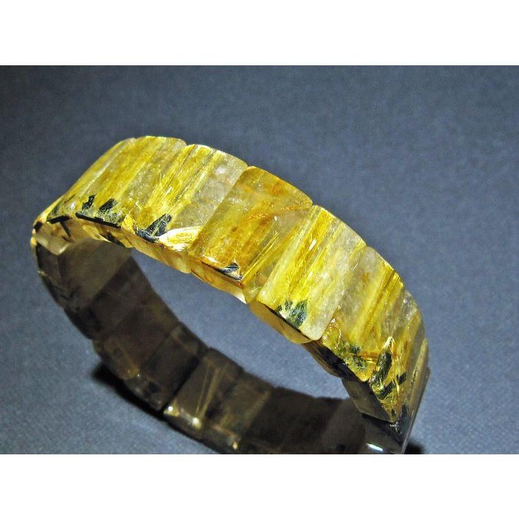 タイチンルチル バングル 送料無料 一点物 111-16848 : 天然石