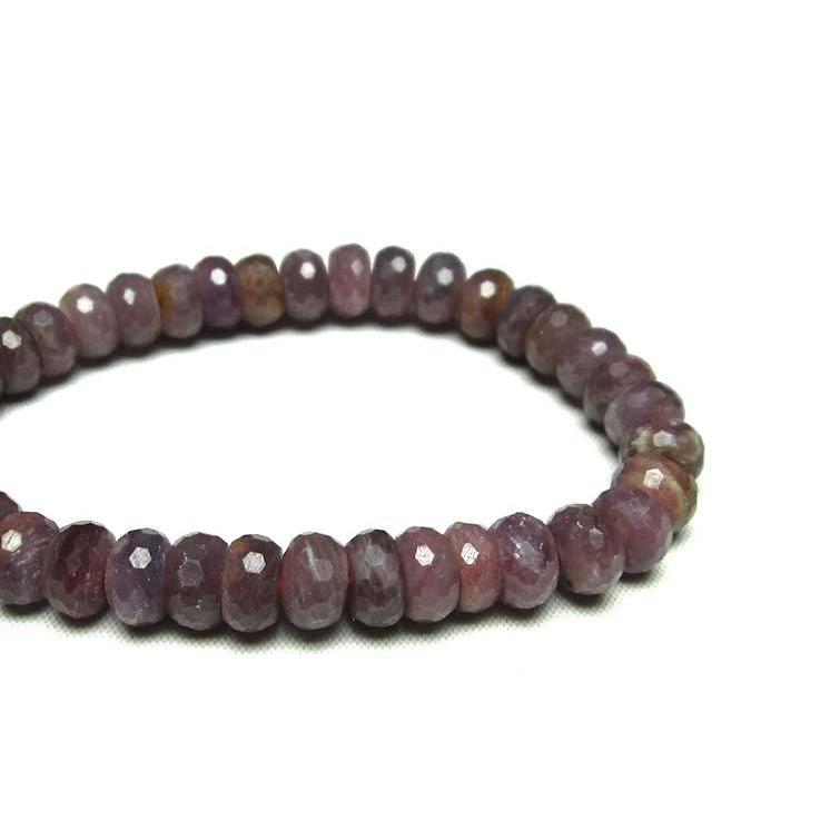 ルビー ブレスレット 9mm 一点物 111-16890 : 天然石・パワーストーン