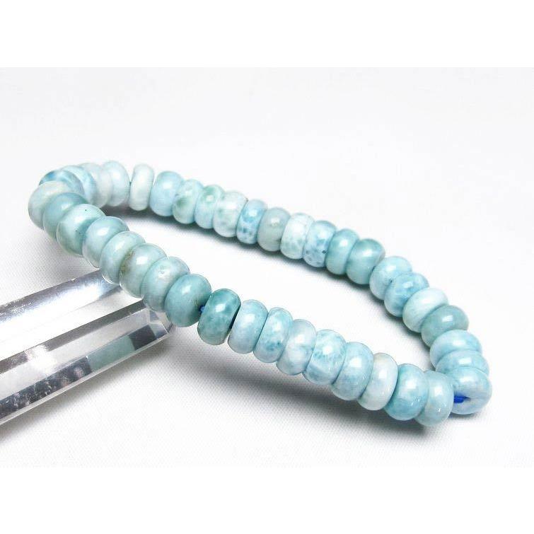 ラリマー ブレスレット 10mm 一点物 111-17166 : 天然石