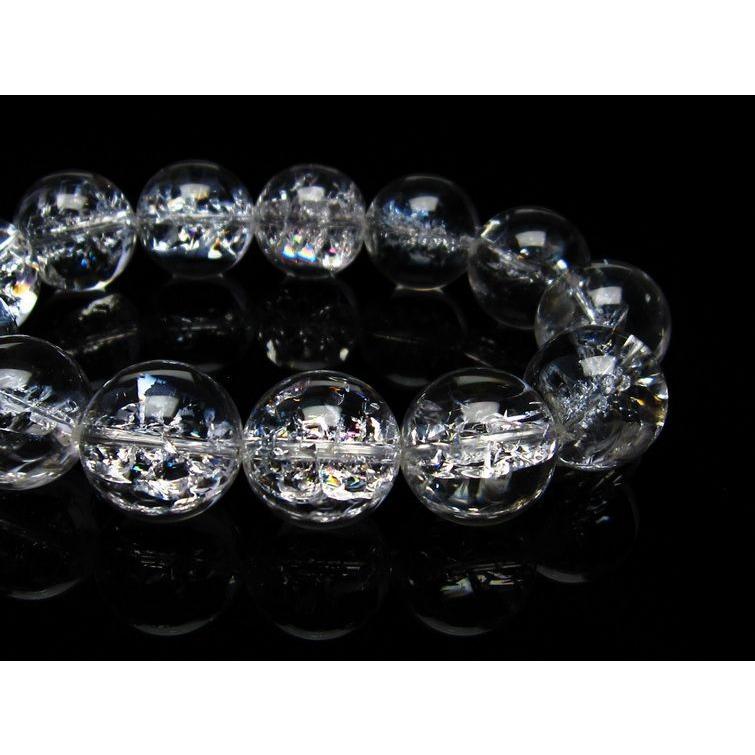 水晶 ブレスレット 虹入り ブレス アイリスクォーツ 18mm 一点物 111-17219_3