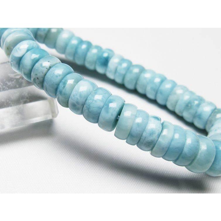 ラリマー ブレスレット ラリマール 本物 9mm 一点物 111-17869